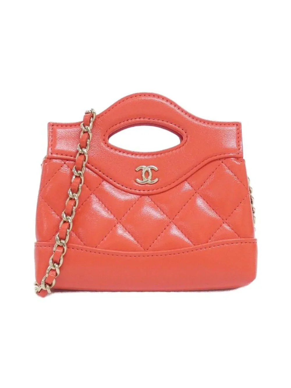 Chanel Chain Clutch Pink
